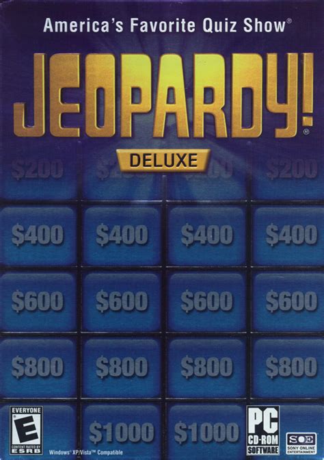 Jeopardy Deluxe Box Covers Mobygames