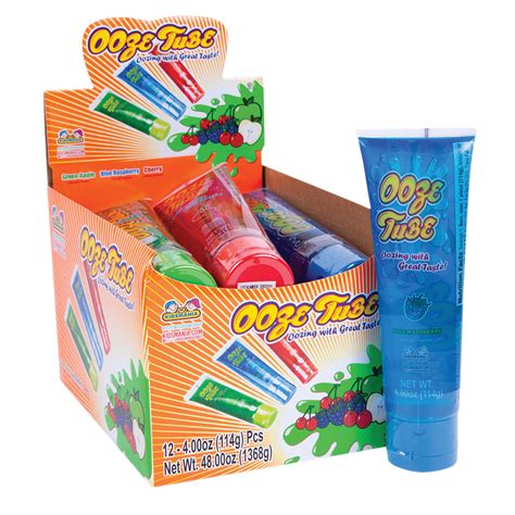 Ooze Tube Squeeze Pop 4 Oz Nassau Candy