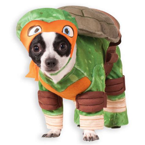 Teenage Mutant Ninja Turtle Dog Costume Michelangelo