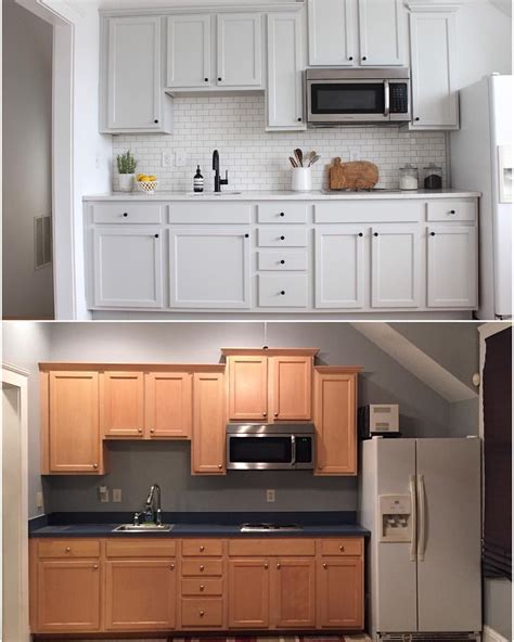 Short answer is no, there isn't a (practical) way to do that. before + after (kinda...still need to replace the fridge w/stainless and do the floor.) # ...