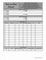 Pictures of Auto Repair Shop Inspection Forms