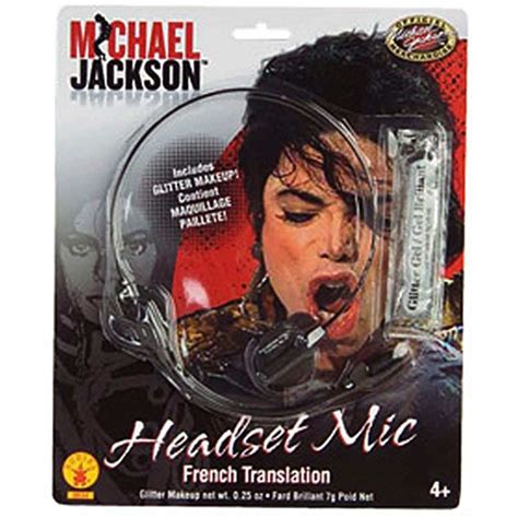 Head Set Microfone Michael Jackson