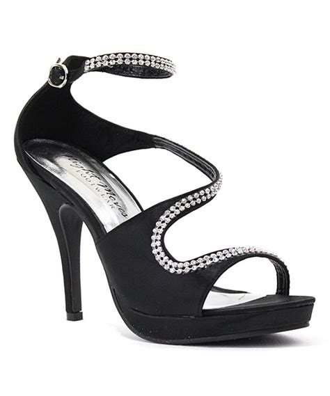 Night Moves By Allure Black Nikki Sandal Fashion Shoes Crazy Shoes Sandals
