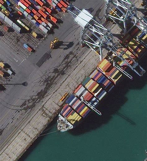 Worldview 3 Satellite Image Auckland Port Satellite Imaging Corp