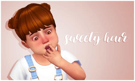 Crazycupcake Sims 4 Toddler Sims Hair Sims 4 Children