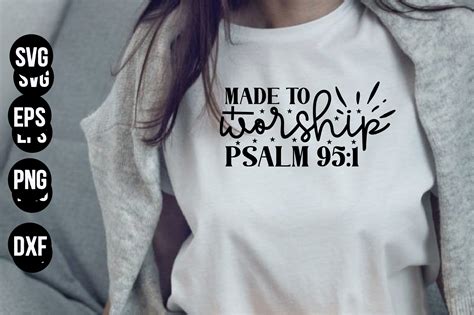 Made To Worship Psalm 951 Graphic By Biplab Studio · Creative Fabrica