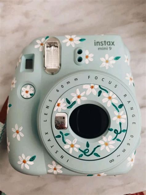 Aesthetically Painted Instax Mini Camera 📷 Camera Painting Camera