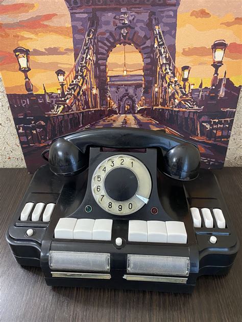 Vintage Black Bakelite Phone Ussr Bakelite Direktor Rotary Etsy In