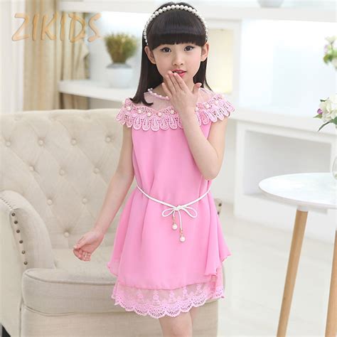 Girl Dress Kids Summer Style Clothes Chiffon Casual Girls Clothing