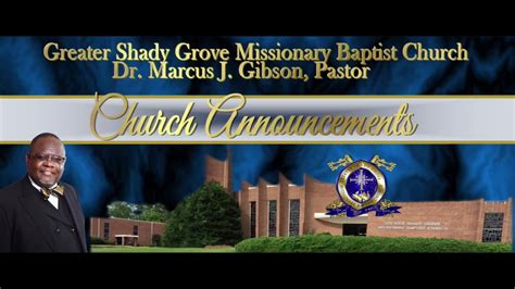 Greater Shady Grove Missionary Baptist Church Home