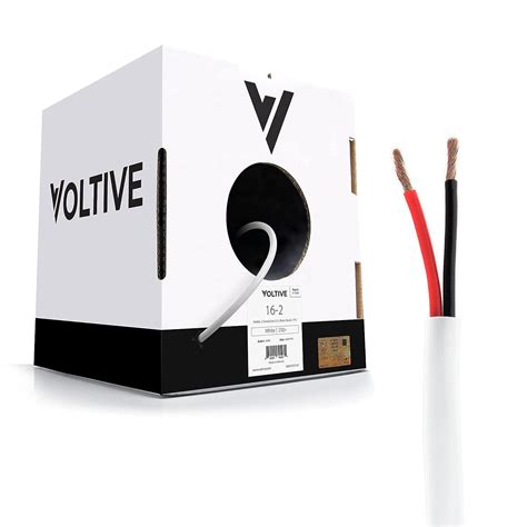 Voltive 162 Speaker Wire 16 Awggauge 2 Conductor Ul Listed In