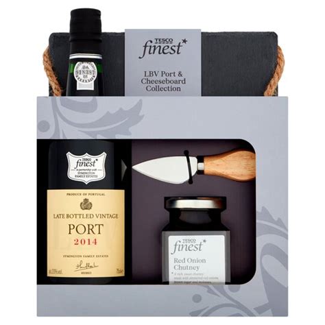 Tesco Finest Port And Cheesboard T Tesco Groceries