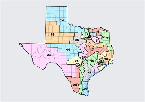 Texas Voting Precincts Map
