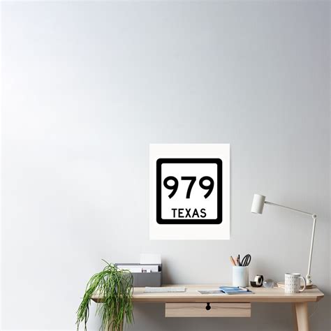 Texas State Route 979 Area Code 979 Poster For Sale By Srnac