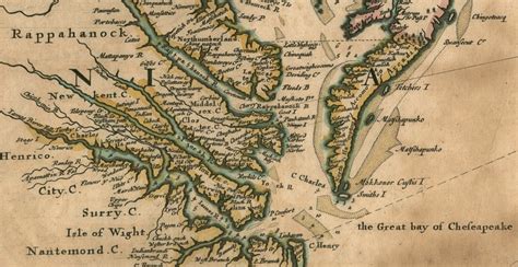 Colonial Map Of Virginia1 — Mr Williamsburg