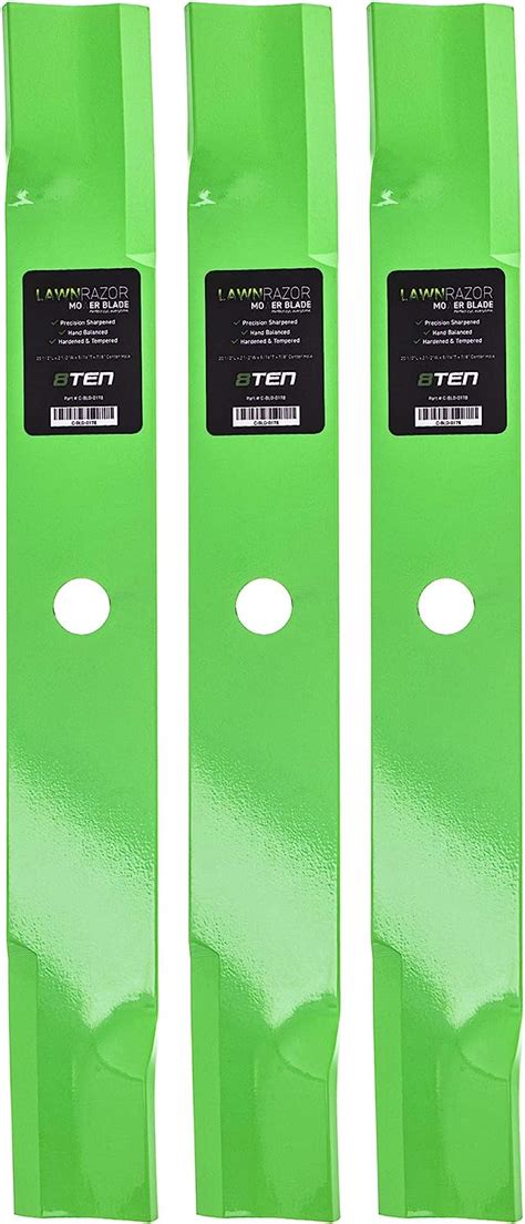 8ten Lawnrazor Mower Blade Set For John Deere 400 420 425 430 445 455