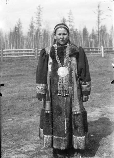 Yakut Woman From Yakutia In Traditional Costume Of Her People 1902