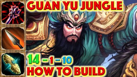 Smite How To Build Guan Yu Guan Yu Jungle Build How To Guide