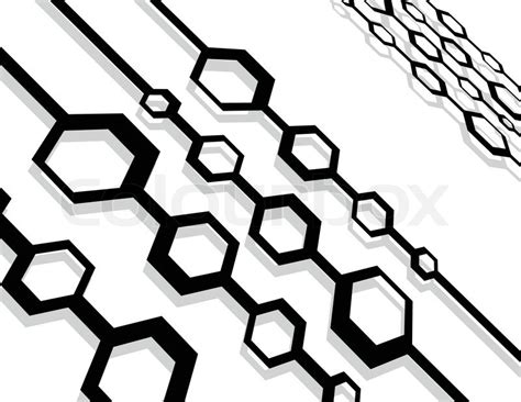 The vector black and white abstract | Stock Vector | Colourbox