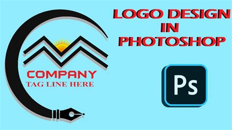 How To Make Logo In Photoshop Logo Design Tutorial Photoshop