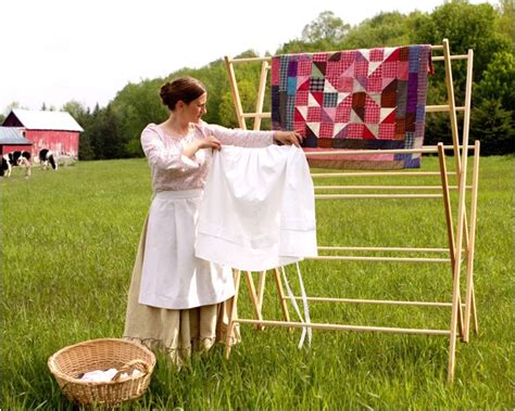 Amish made clothes drying racks. Amish Wooden Drying Rack for Clothes | AdinaPorter