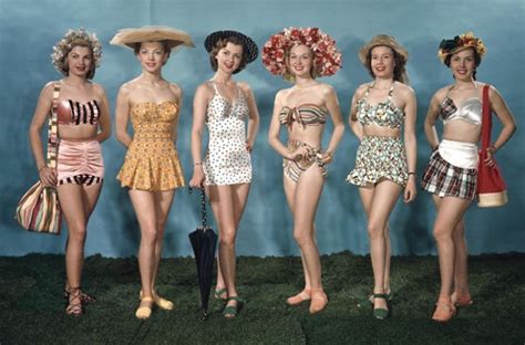 1940s the revolution period of women s bathing suits vintage news daily