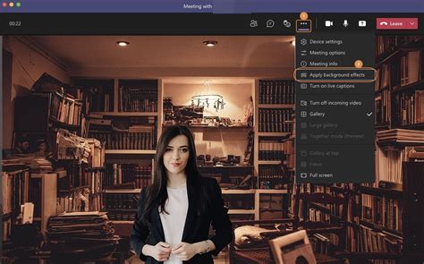 How To Blur The Video Background In A Microsoft Teams Meeting