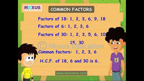 It is also the most extensive college application, as it so, what are the benefits of choosing one application over the other? Common Factors and HCF - YouTube