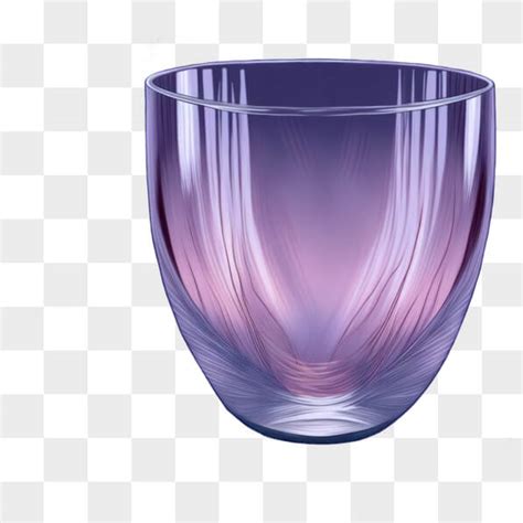 Download Purple Glass Cup With Swirls And Glass Pieces Png Online Creative Fabrica