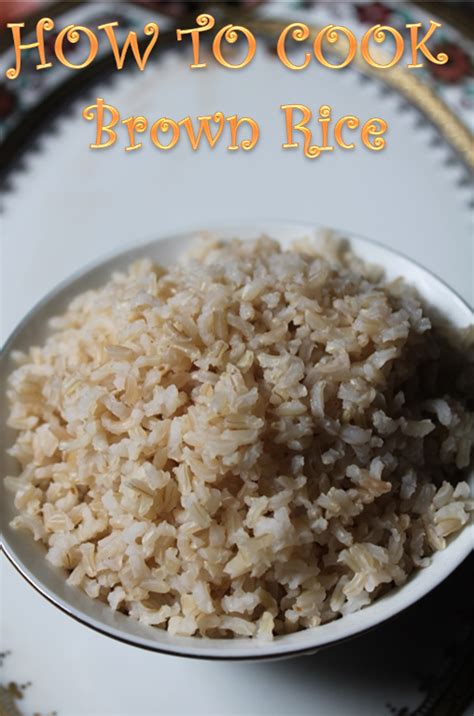 Just like plain rice, basmati rice comes in both white and brown varieties. How to Cook Brown Rice - Rice by Draining Method - Yummy Tummy