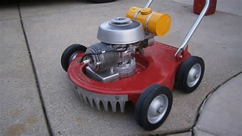 Vintage 1952 Sears Dunlap Rotary Lawn Mower Restored And Running Youtube