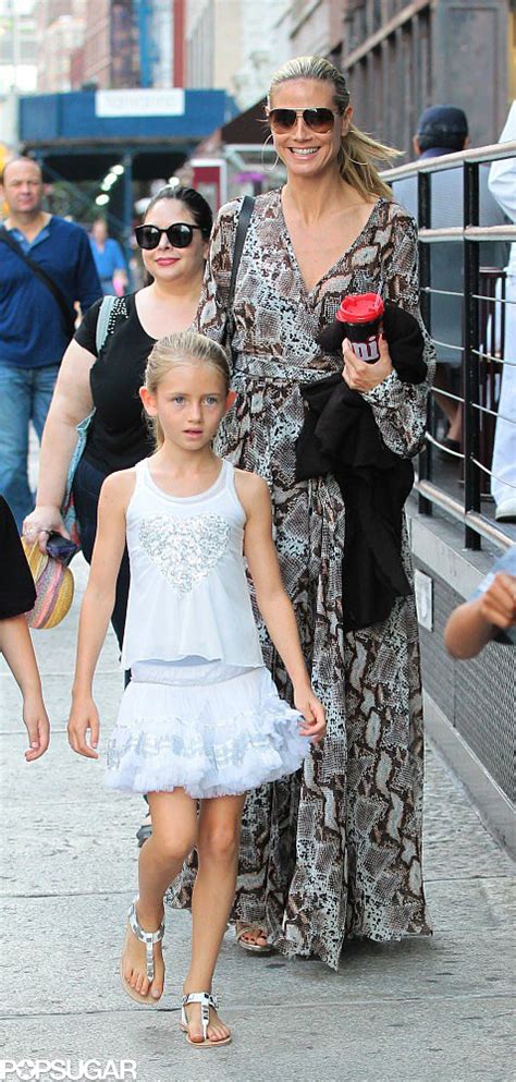 heidi klum stepped out in nyc with her daughter leni samuel june s most adorable celebrity