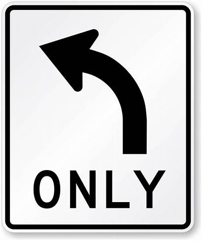 Turn Left Signs R3 Symbol Sign 5l