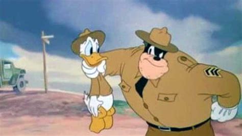 Sergeant Donald Duck Learn About His Wwii Service Military Disney