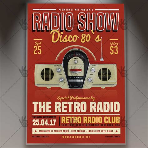 Radio Show Premium Flyer Psd Template Psdmarket