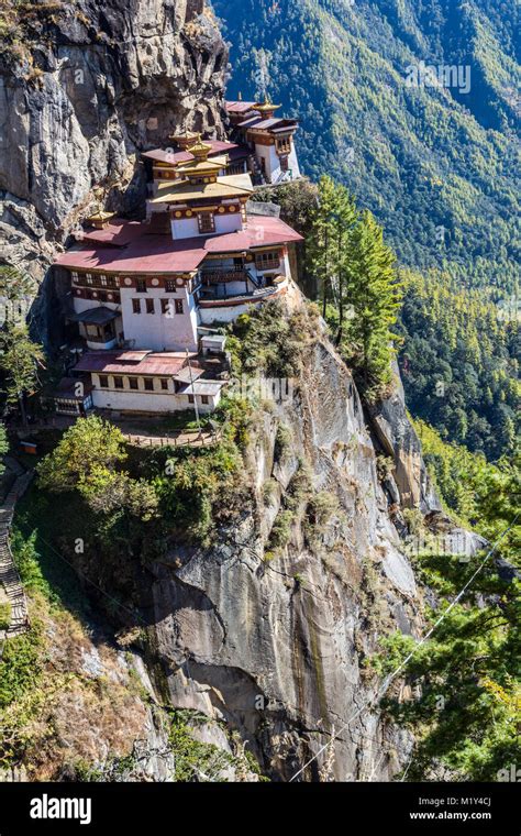 Paro Bhutan Tiger S Nest Monastery Stock Photo Alamy