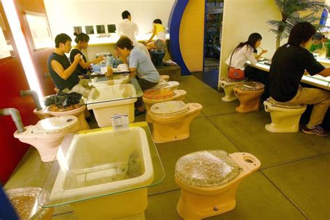 Taiwan Bowled Over By Toilet Theme Restaurant