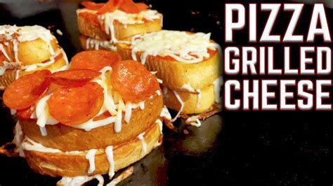 Amazing Pizza Grilled Cheese Sandwich On The Griddle Can You Make It Better We Challenge You