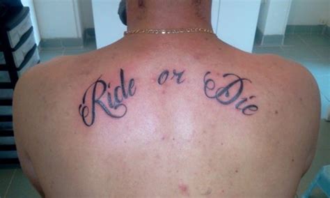 21 Ride Or Die Tattoos With Rebellious Meanings Tattoos Win