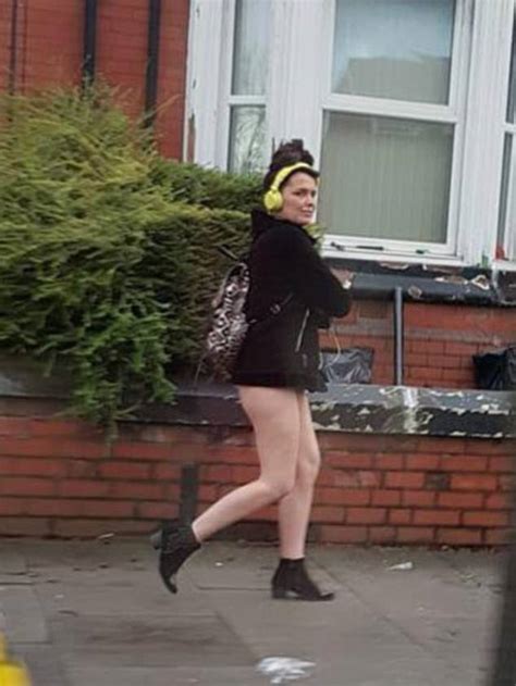 Police Stop Half Naked Woman Walking Down The Street Daily Mail Online