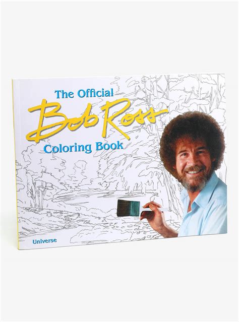 Bob Ross Coloring Book Rockin Rudys