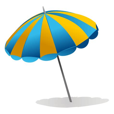 beach umbrella transparent png svg vector file