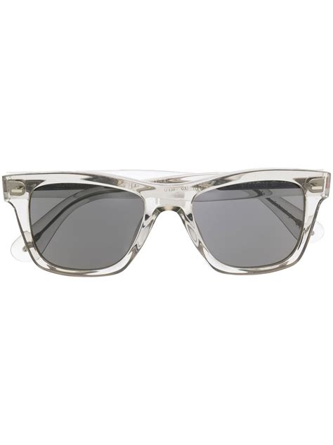 Brunello Cucinelli X Oliver Peoples Square Frame Sunglasses Farfetch