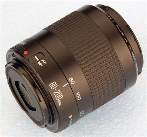 The Canon Ef 80 200 Mm F 45 56 Ii Lens Specs Mtf Charts User Reviews