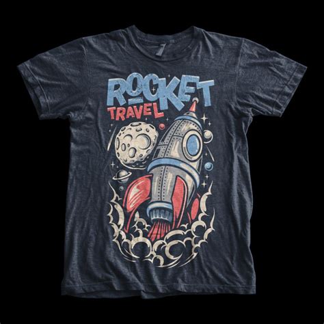 Insofern eignet sich der satiriker gut als gesprächspartner für fragen nach den grenzen des humors. Rocket Travel T shirt design | Tshirt-Factory