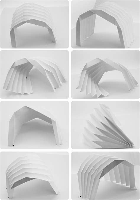 Origami Architecture Paper Model Architecture Paper Architecture