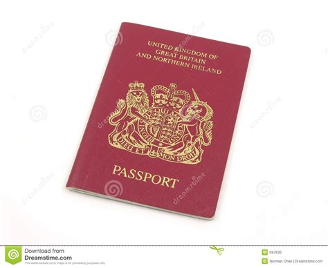 Brytyjski Paszport Zdj Cie Stock Obraz Z O Onej Z Anglicy