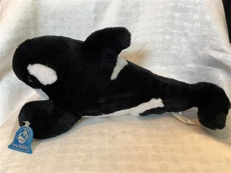 Sea World 15and Orca Killer Whale 15 Plush Soft Toy Stuffed Animal 19