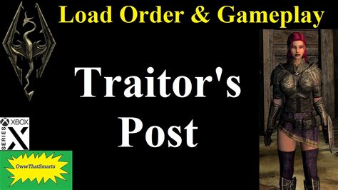 Skyrim Load Order Gameplay Traitor S Post Youtube