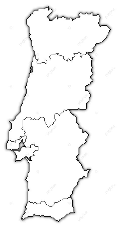 Mapa De Portugal Mapa Politico De Portugal Con Las Distintas Regiones